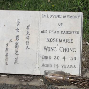 WONG CHONG Rosemarie -1950