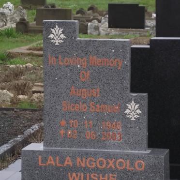 WUSHE August Sicelo Samuel 1940-2003