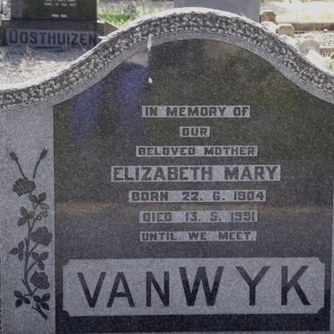 WYK Elizabeth Mary, van 1904-1991