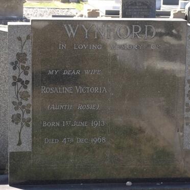WYNFORD Rosaline Victoria 1913-1968