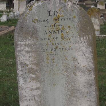 YEOMAN Annie -1899