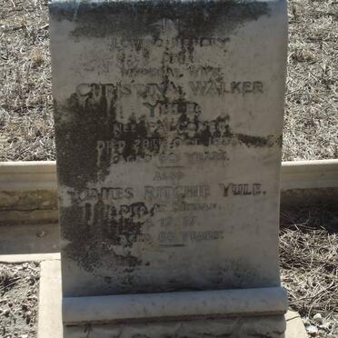 YULE Christina Walker FALCONER -1930 &amp; James Ritchie -1937