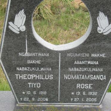 BUSAKWE Theophilus Tiyo 1918-2006 &amp; Nomatamsanqa Rose 1932-2005