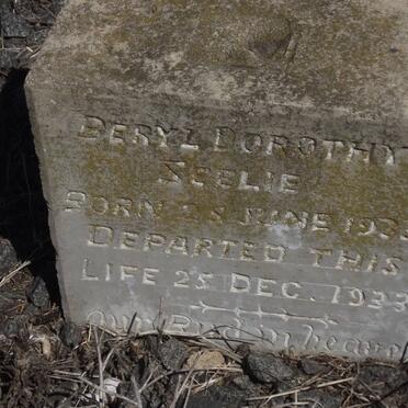 ZEELIE Beryl Dorothy 1933-1933