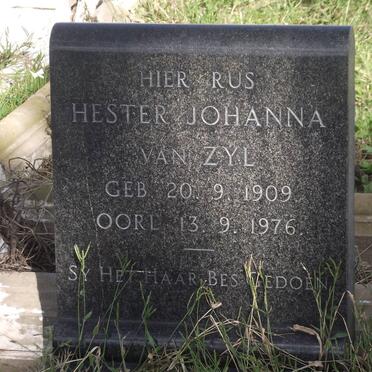 ZYL Hester Johanna, van 1909-1976