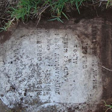 GREENWOOD Richard -1868 &amp; Grace -1887