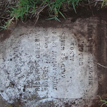 GREENWOOD Richard -1868 &amp; Grace -1887