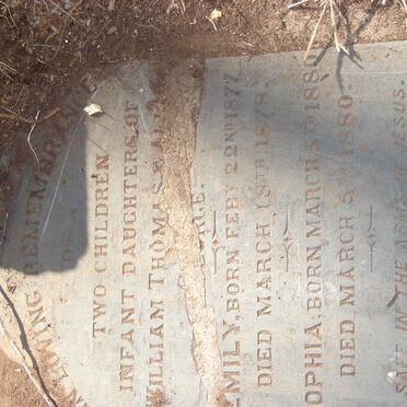 GEORGE Emily 1877-1878 :: GEORGE Sophia 1880-1880