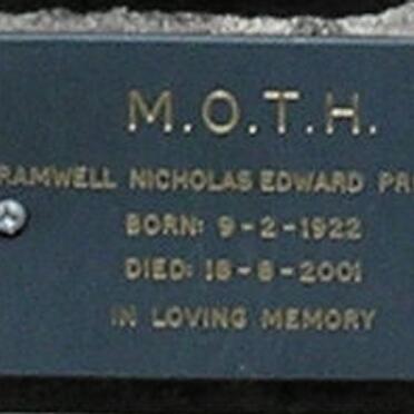 Eastern Cape, PORT ELIZABETH / GQEBERHA, Walmer, Church Road, M.O.T.H. Hall, memorials