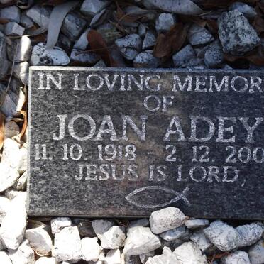 ADEY Joan 1918-2000