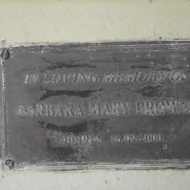 BROWNE Barbara Mary 1914-2000