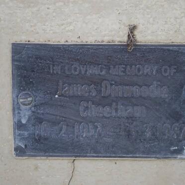 CHEETHAM James Dinwoodie 1917-1987