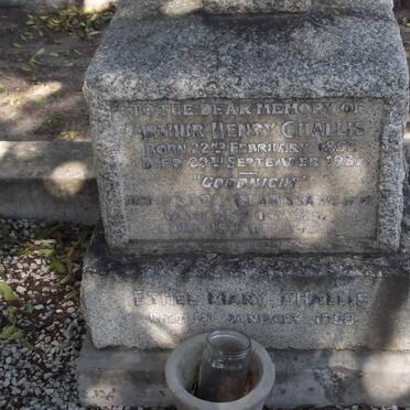 CHALLIS Arthur Henry 1852-1931 &amp; Sarah Clarissa 1857-1958 :: CHALLIS Ethel Mary  -1958