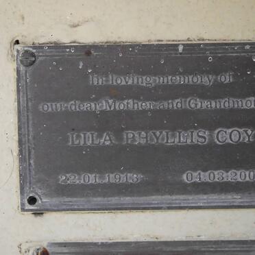 COY Lila Phyllis 1913-2000