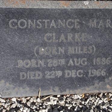 CLARKE Constance Mary nee MILES 1886-1966