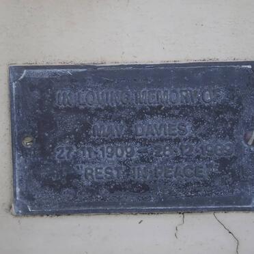 DAVIES May 1909-1989