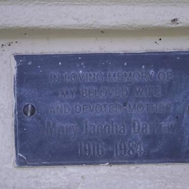 DANLOW Mary Jacoba 1916-1984