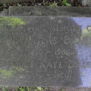 DALE Douglas 1880-1956 &amp; Emily Kaye 1880-1970