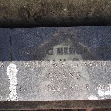 EVANS William David 1926-1968