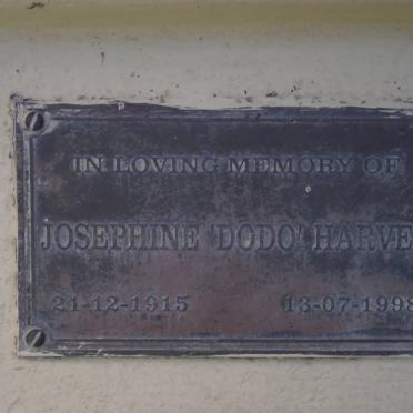 HARVEY Josephine 1915-1998