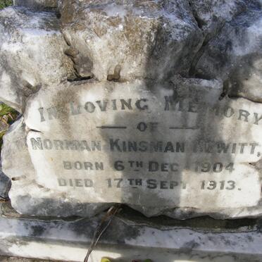 HEWITT Norman Kinsman 1904-1913