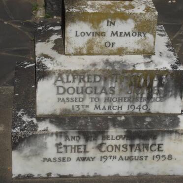 JONES Alfred Thomas, Douglas -1940 &amp; Ethel Constance -1958