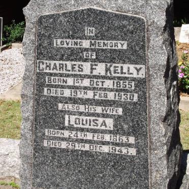 KELLY Charles F. 1855-1930 &amp; Louisa 1863-1943