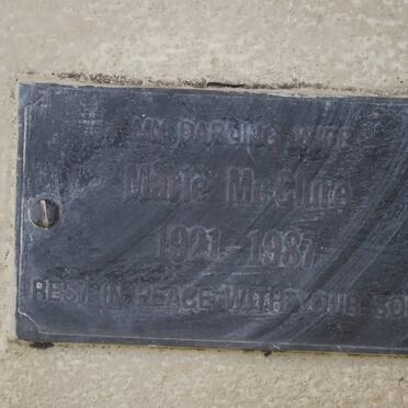 Mc CLURE Marie 1921-1987