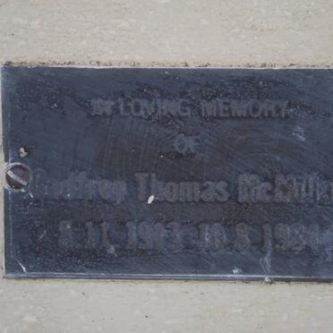 McMILLAN Godfrey Thomas 1913-1984