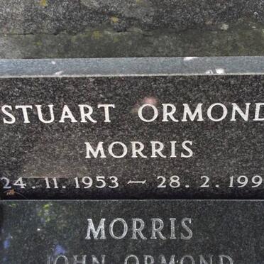 MORRIS Stuart Ormond 1953-1998