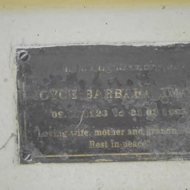 SMITH Joyce Barbara 1926-1993