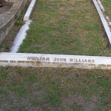 WILLIAMS William John 1877-1911