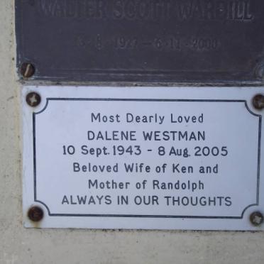 WESTMAN Dalene 1943-2005