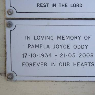 ODDY Pamela Joyce 1934-2008