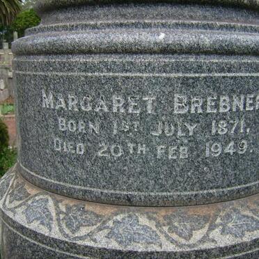 BREBNER Margaret 1873-1949