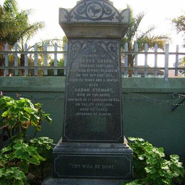 CRABB George -1910 &amp; Sarah STEWARD -1888