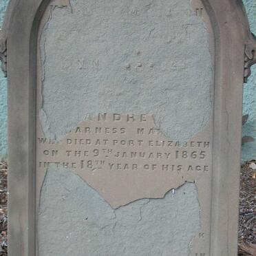 GIBSON Andrew -1865