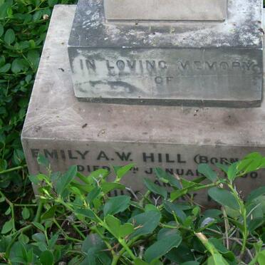 HILL Emily A.W. :: HILL Emily Mary :: HILL Edwin