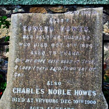 HOWES Edward -1894 &amp; Margaret :: HOWES Charles Noble -1900