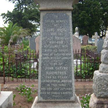 HOGG Jane -187?  :: MACINTOSH John Cheyne -1888