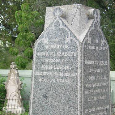 LESLIE Anna Elizabeth :: LESLIE Douglas