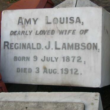 LAMBSON Amy Louisa 1872-1912