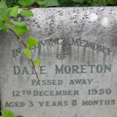 MORETON Dale -1950
