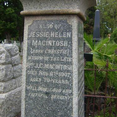MACINTOSH Jessie Helen nee CHRISTIE -1907