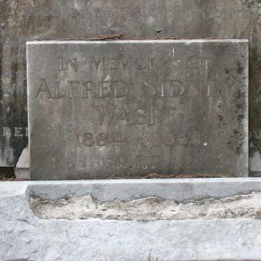 WASPE Alfred Sidney 1884-1958