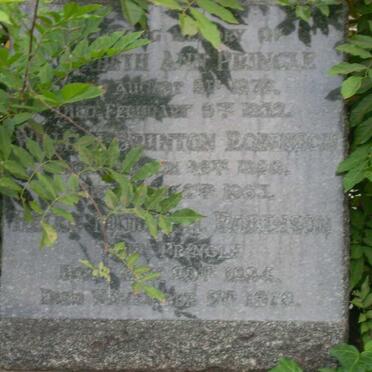 PRINGLE Elizabeth Ann 1876-1959 :: ROBINSON William Brunton 1880-1965 &amp; Helen Mitchell PRINGLE 1884-1978