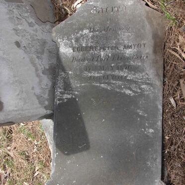 AMYOT Egbert Peter -1870 