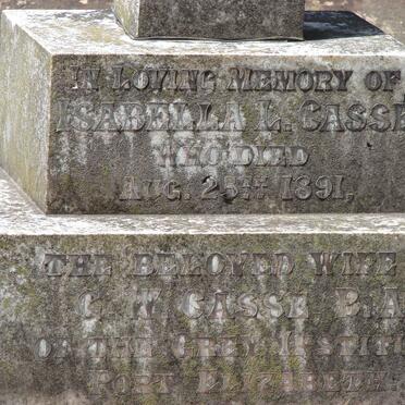 CASSE Isabella -1891