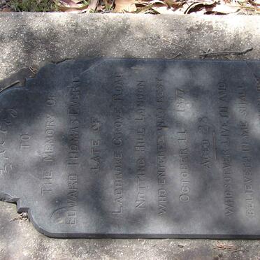 EVERT Edward Thomas -1877