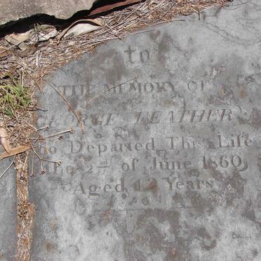 FEATHER George -1860